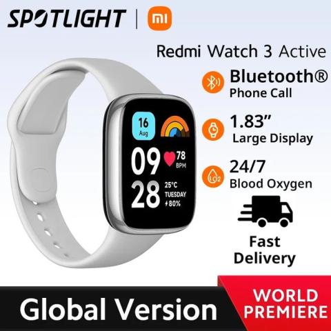 XIAOMI Mi Watch 3 Active Montre connectée, Appel Bleutooth