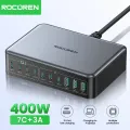 Rocoren Chargeur Rapide USB Type-C 400W – Station d’Alimentation Portable