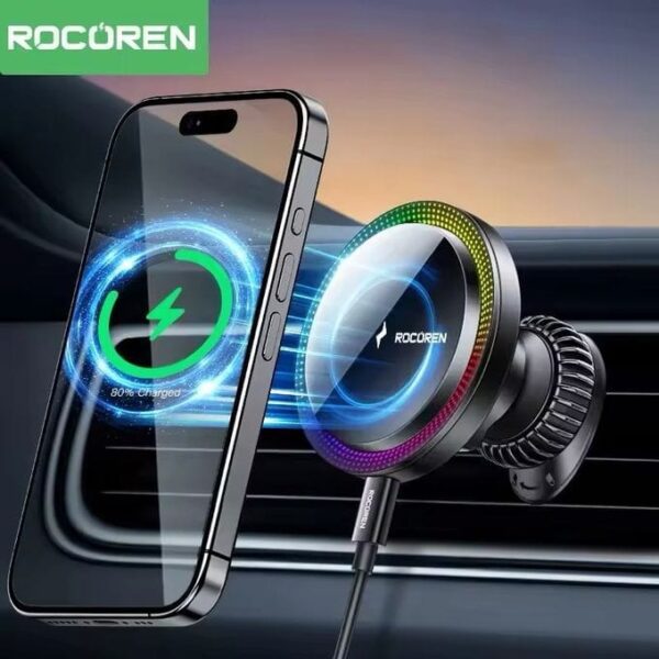 chargeur sans fil magnétique rocoren chargeur sans fil 15w magnétique