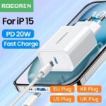 Chargeur USB PD Rocoren compact, rapide et fiable pour une charge efficace de vos appareils.