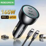 chargeur voiture 165w Rocoren