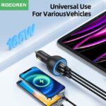ROCOREN Chargeur de voiture Rocoren 165 W PD3.1 chargeur voiture 165w – Image 6
