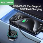 ROCOREN Chargeur de voiture 2C+2A 70W chargeur allume-cigare – Image 5