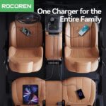 ROCOREN Chargeur de voiture 2C+2A 70W chargeur allume-cigare – Image 3