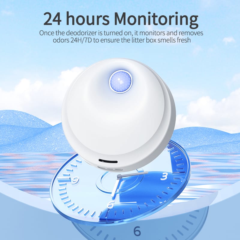 主图5 1 Rojeco HaoBai Désodorisant pour litière pour chat 4000mAh