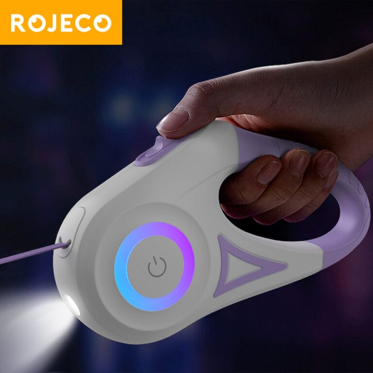Laisse Rétractable Automatique avec LED