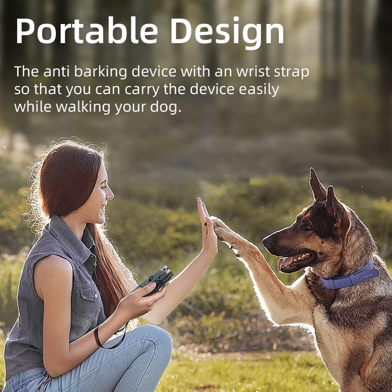 ROJECO Ultrasonic Dog Repeller Black
