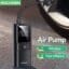 Pompe de gonflage d’air sans fil rechargeable, portable et compacte pour pneus, vélos et ballons.
