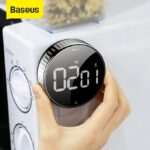 Baseus magnétique minuterie de cuisine numérique compte à rebours – Image 8