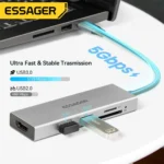 Essager 5-en-1 USB-C Hub – Station d’Accueil HDMI 4K et Ports Multifonction 🔌✨ – Image 4