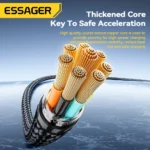 Essager Câble USB-C 240W – Charge Rapide et Puissante pour MacBook et Smartphones 🔌⚡ – Image 3