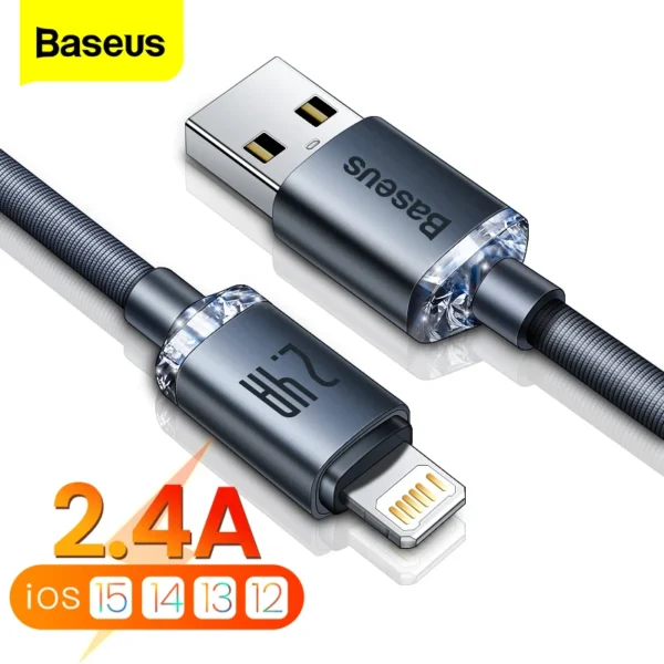 Câble Baseus iPhone 14/13/12 – Charge rapide et durable