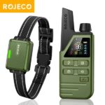 Collier de Dressage Rojeco - Anti-Aboiement Étanche & Rechargeable