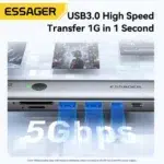 Hub USB Type-C avec ports USB 3.0 et lecteur SSD M.2