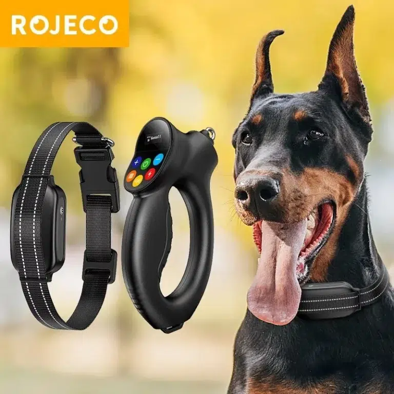 Collier de dressage Rojeco 500m avec télécommande étanche IPX7