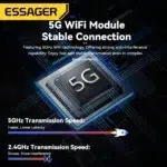 Essager CarPlay – Adaptateur Sans Fil pour Voiture Compatible Apple et Android