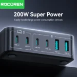 Rocoren Chargeur 200W - Charge multiple ultra rapide