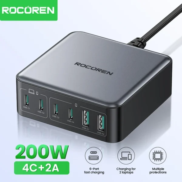 Chargeur rapide Rocoren 200W