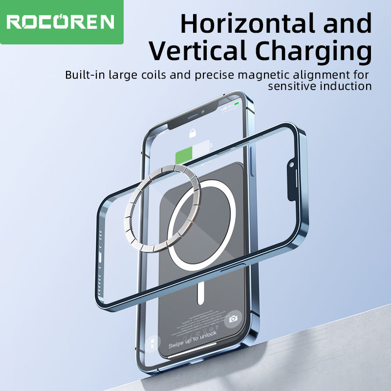 Rocoren Magnetic Wireless Power Bank – vue avant