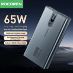 Rocoren 65W 20000mAh batterie externe rapide