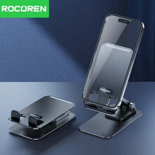 Rocoren-Support de téléphone de bureau réglable, rétractable, flexible, en métal, portable, rapide, pour tablettes mobiles du matin