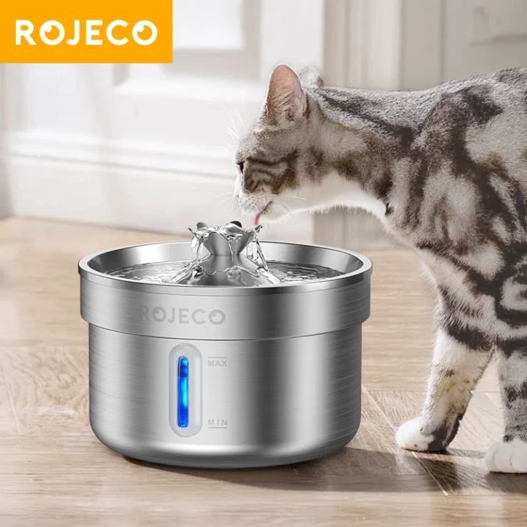 ROJECO Fontaine à Eau pour Chats 2L