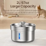 Design moderne et pratique du distributeur ROJECO pour animaux