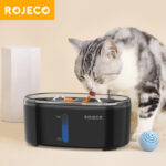 ROJECO 2.5L Fontaine à eau 2.5L pour animaux avec filtre