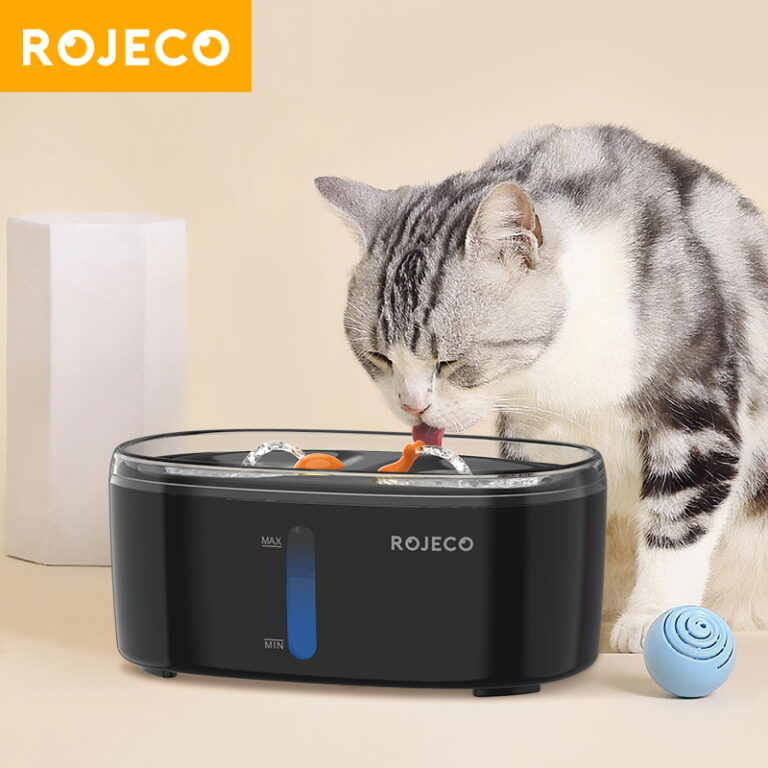 ROJECO 2.5L Fontaine à eau 2.5L pour animaux avec filtre