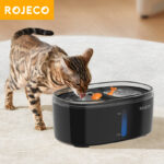 ROJECO 2.5L Dual Pet Water Fountain - Automatic Cat Water Dispenser with Filter – Image 7