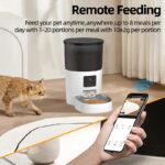 Caméra HD 720p pour Surveillance du Chat avec Mangeoire ROJECO
