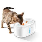 Rojeco Fontaine à Eau Chat Automatique 2.5L – Pompe Sans Fil Silencieuse – Image 9