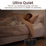 ROJECO 2.5L Dual Pet Water Fountain - Automatic Cat Water Dispenser with Filter – Image 6