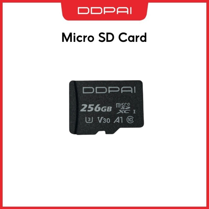 DDPai Carte Mémoire MicroSD 256Go