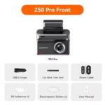 Caméra Dash Cam DDPAI Z50 Pro 4K – Vision Nocturne, GPS, Wi-Fi – Modèle Avant – Image 8
