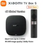 Xiaomi TV Box S 3e génération - boîtier noir compact, streaming 4K Dolby Vision
