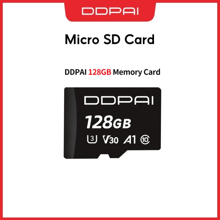 DDPai Carte Mémoire MicroSD 128Go