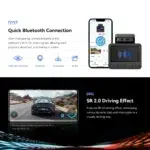 Dash Cam DDPAI Z50 Pro Dual 4K – Caméra Avant + Arrière, GPS, Wi-Fi – Image 6