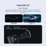 DDPAI Mini 2X – Caméra Voiture Ultra Puissante avec Vision Nocturne 2K & Wi-Fi 5GHz – Image 4