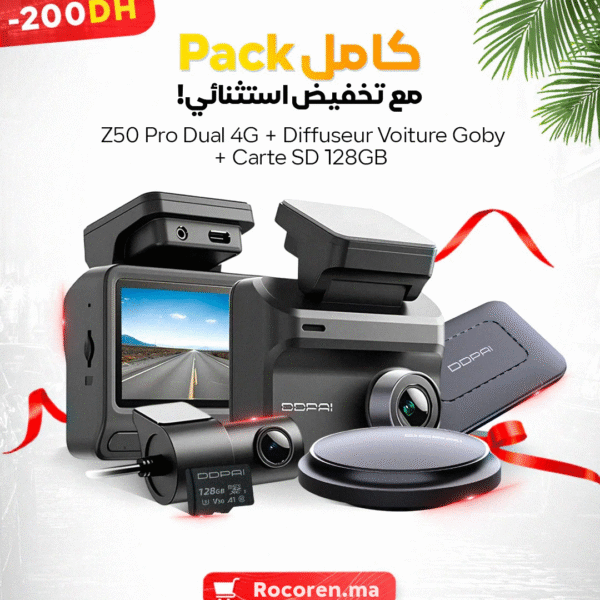 DDPAI Z50 Pro Dual 4G Dash Cam 4K