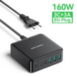 Rocoren Chargeur Rapide 160W – Super Chargeur Universel Multi-Port PD+QC – Image 7