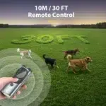 Rojeco Répulsif à ultrasons pour chiens – Anti-aboiement portable avec lampe LED – Image 2