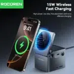 Chargeur Rocoren Sans Fil iPhone Samsung – Station de Charge Verticale Rapide – Image 3