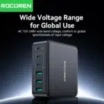 Rocoren Chargeur Rapide 160W – Super Chargeur Universel Multi-Port PD+QC – Image 4
