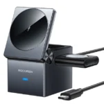 Chargeur Rocoren Sans Fil iPhone Samsung – Station de Charge Verticale Rapide – Image 2