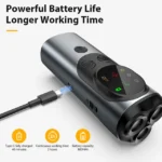Rojeco Répulsif à ultrasons pour chiens – Anti-aboiement portable avec lampe LED – Image 3