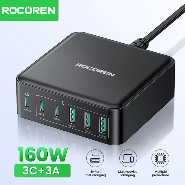 Rocoren Chargeur Rapide 160W