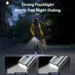 Rojeco Répulsif à ultrasons pour chiens – Anti-aboiement portable avec lampe LED – Image 5