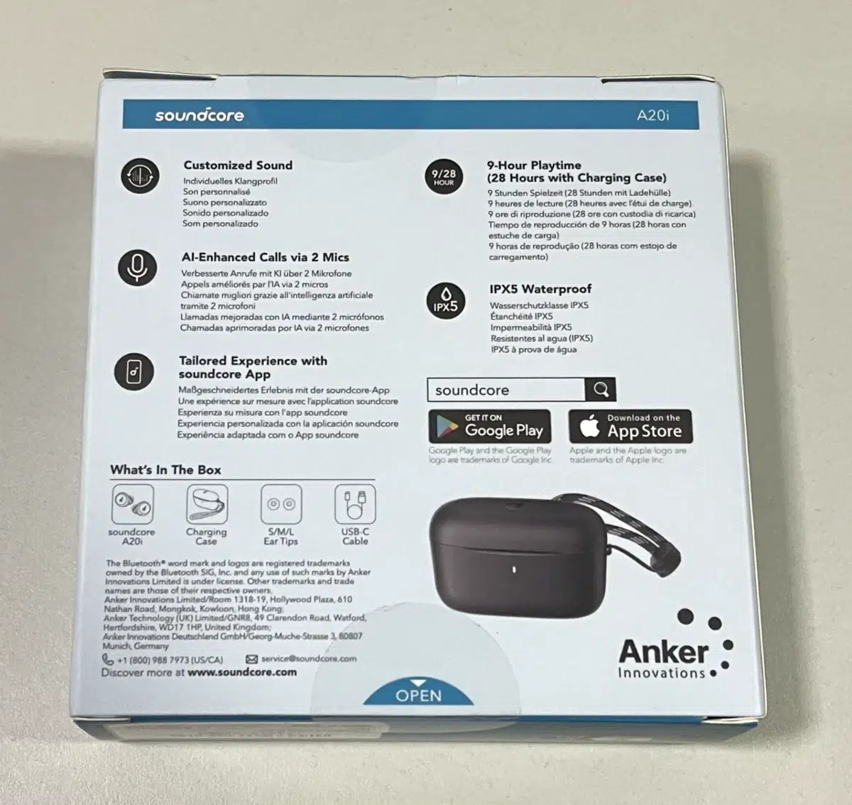 Anker Soundcore A20i écouteurs true wireless Bluetooth 5.3 à longue autonomie