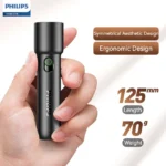 Philips Lampe de Poche LED Portable – Lampe de Poche Puissante pour Autodéfense, Camping et Randonnée – Image 3